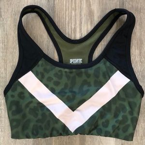 Pink Victoria’s Secret Camo Sports Bra